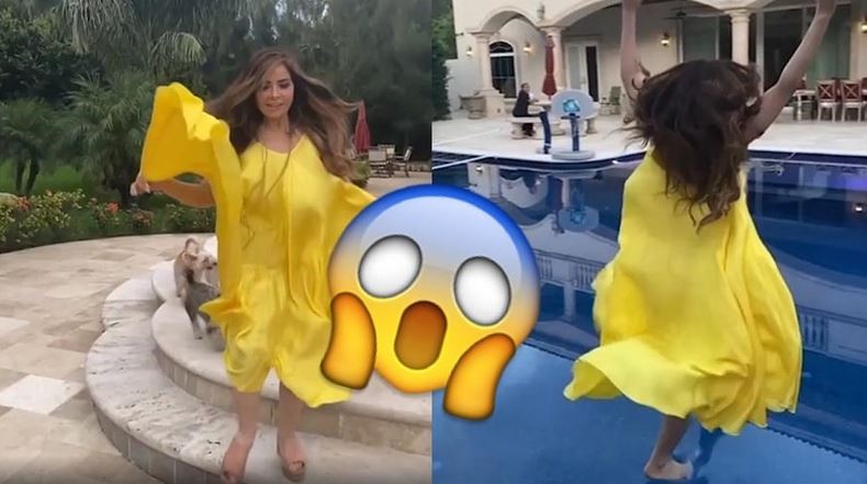 Gloria Trevi casi se ahoga por intentar cumplir un reto viral | Espectáculos