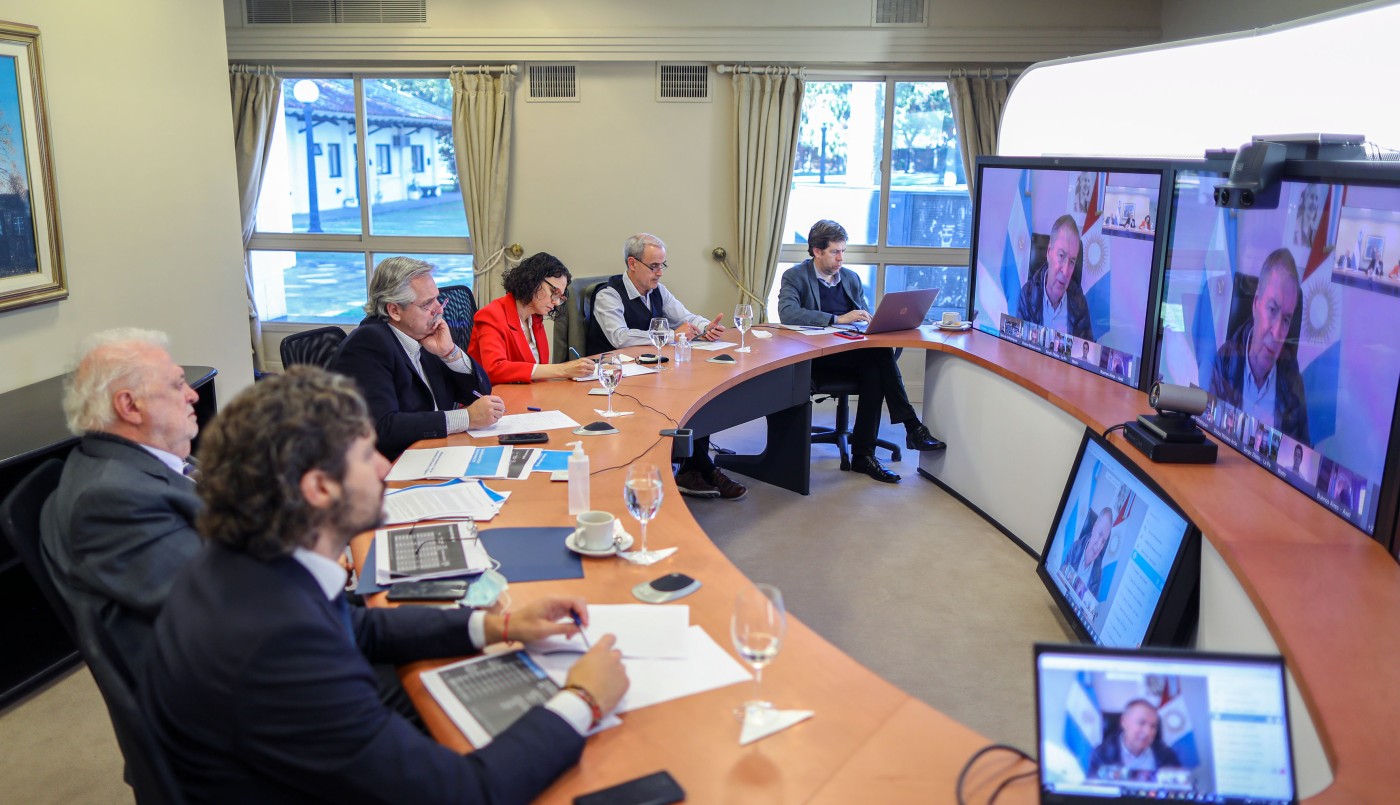 El Presidente, a los gobernadores: "es falso que esté superada" la situación del coronavirus | Política y economía