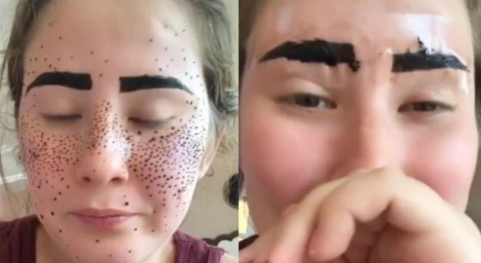 Mal final para un tutorial de maquillaje por TikTok | Redes