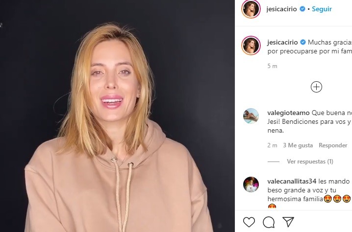 El hisopado a Jesica Cirio dio negativo y lo contó en sus redes sociales | Actualidad