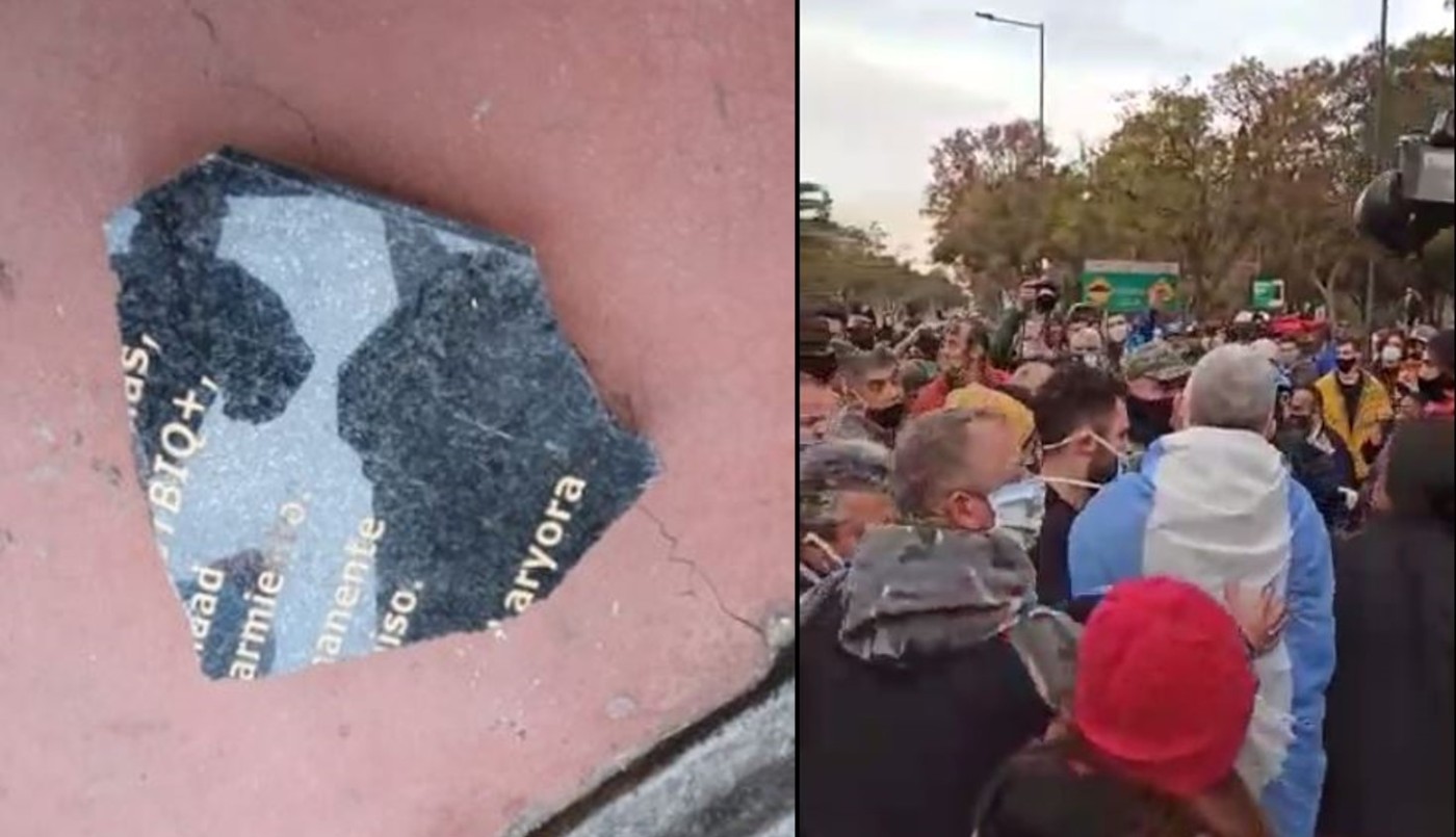 Tensión en el Parque Sarmiento: manifestantes rompieron la placa de la bandera LGBTIQ+ | Córdoba