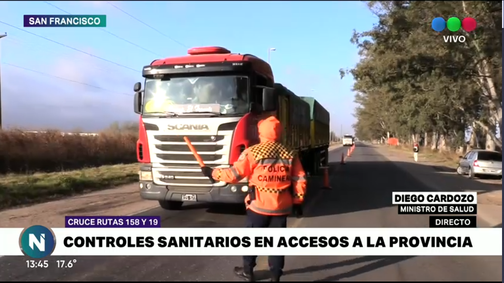 Se intensifican los controles en los accesos a la provincia de Córdoba | Córdoba