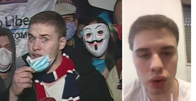 "El virus existe": con 19 años, un militante anticuarentena se contagió el covid-19 | Actualidad