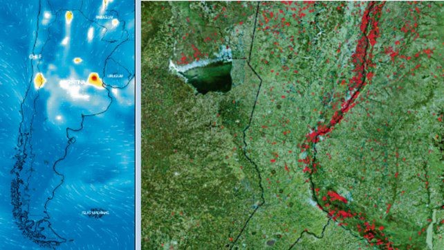 Imágenes de la Nasa muestran los incendios en las islas de Santa Fe y pronostican que habrá más | Actualidad