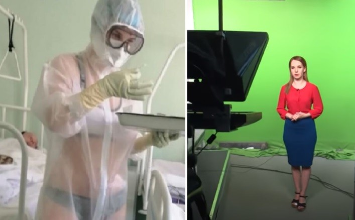 Debutó como presentadora del clima la enfermera que debió trabajar en ropa interior | Curiosidades