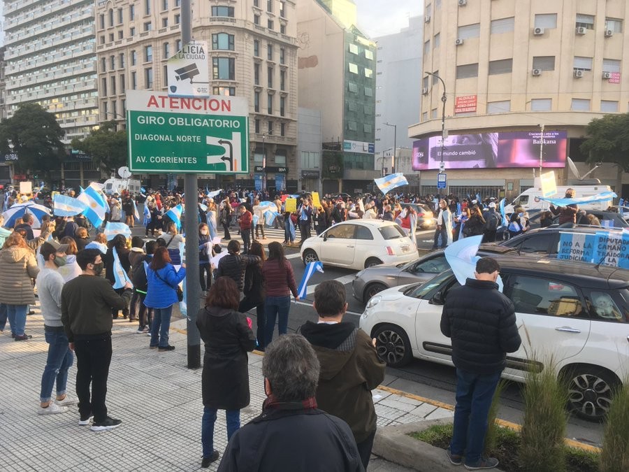 Marcha en el Obelisco para protestar contra la reforma judicial | Actualidad