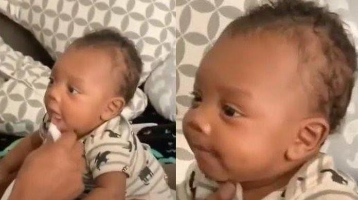 VIDEO: el bebé de 2 meses que sorprendió a todos al decir "hola" | Curiosidades