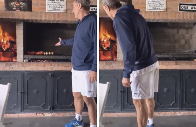 Video: Ruggeri se mostró haciendo un asado y estalló la polémica con los veganos | Espectáculos