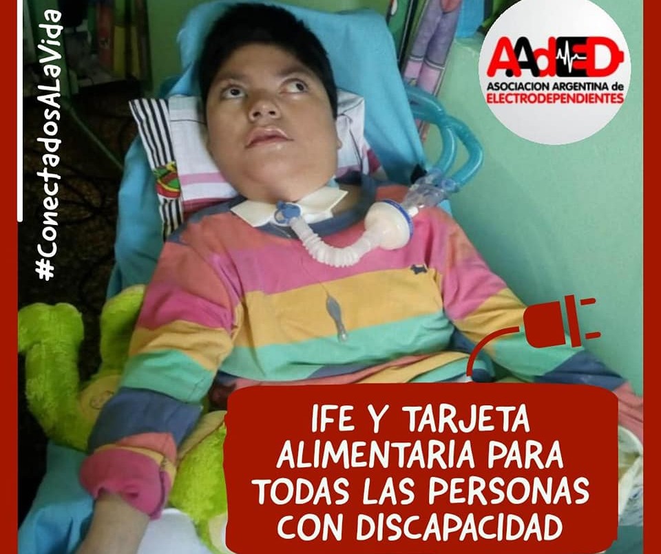 Electrodependientes piden acceder al IFE y la Tarjeta Alimentar | Actualidad