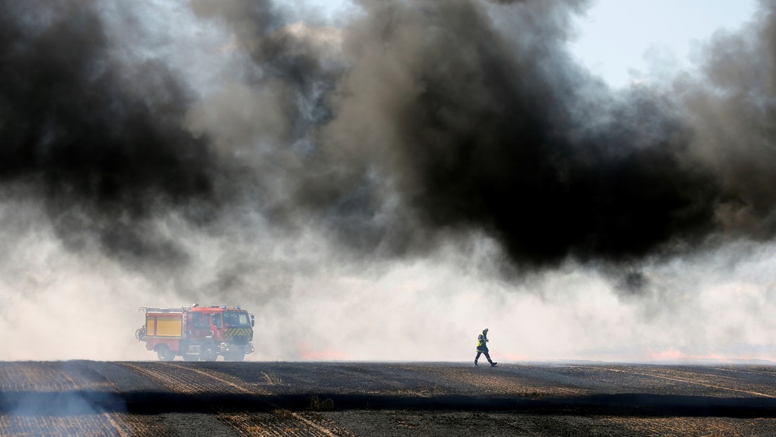 Llevaba en el auto un horno para pizza con brasas y provocó un incendio en la ruta | Internacionales
