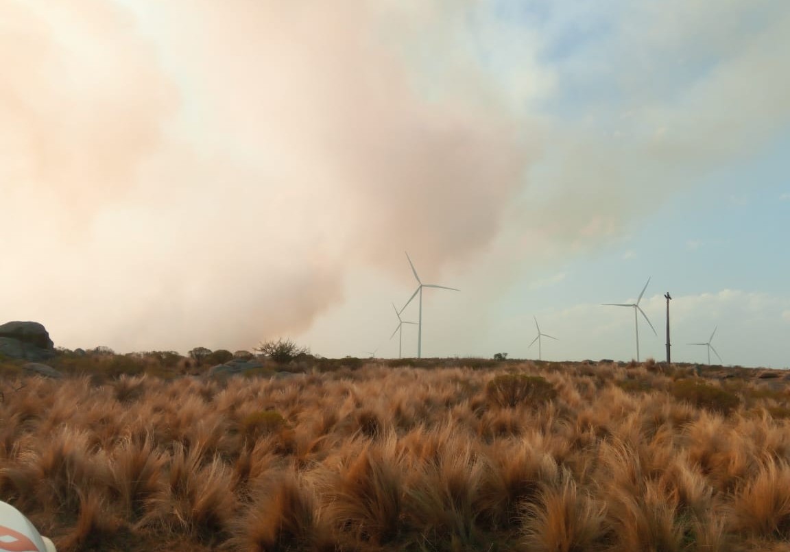 Achiras y Saldán, los dos focos de incendio donde hubo reinicio del fuego | Córdoba