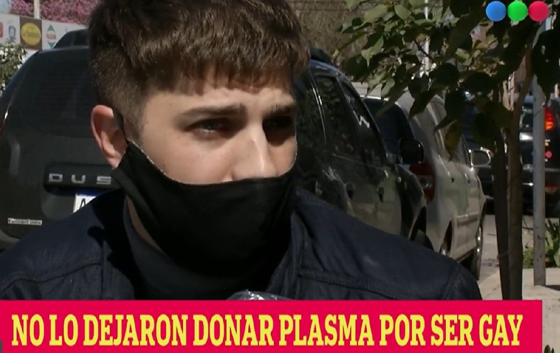"Me sentí sucio" dijo el rosarino al que no le dejaron donar plasma por ser gay | Actualidad