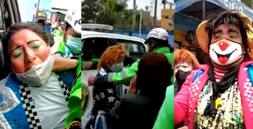Por violar las restricciones, detuvieron a cinco payasos en el velatorio de un colega | Internacionales