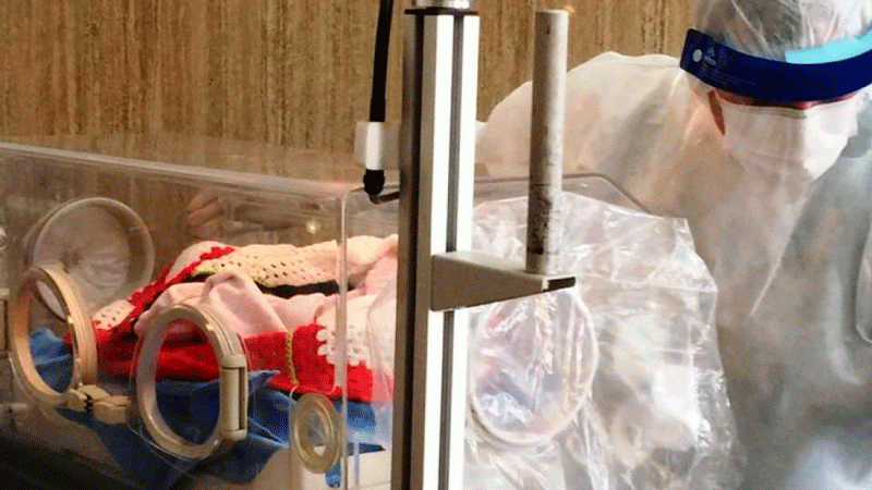 Primer nacimiento en un hospital de campaña montado por el coronavirus en Corrientes | Actualidad