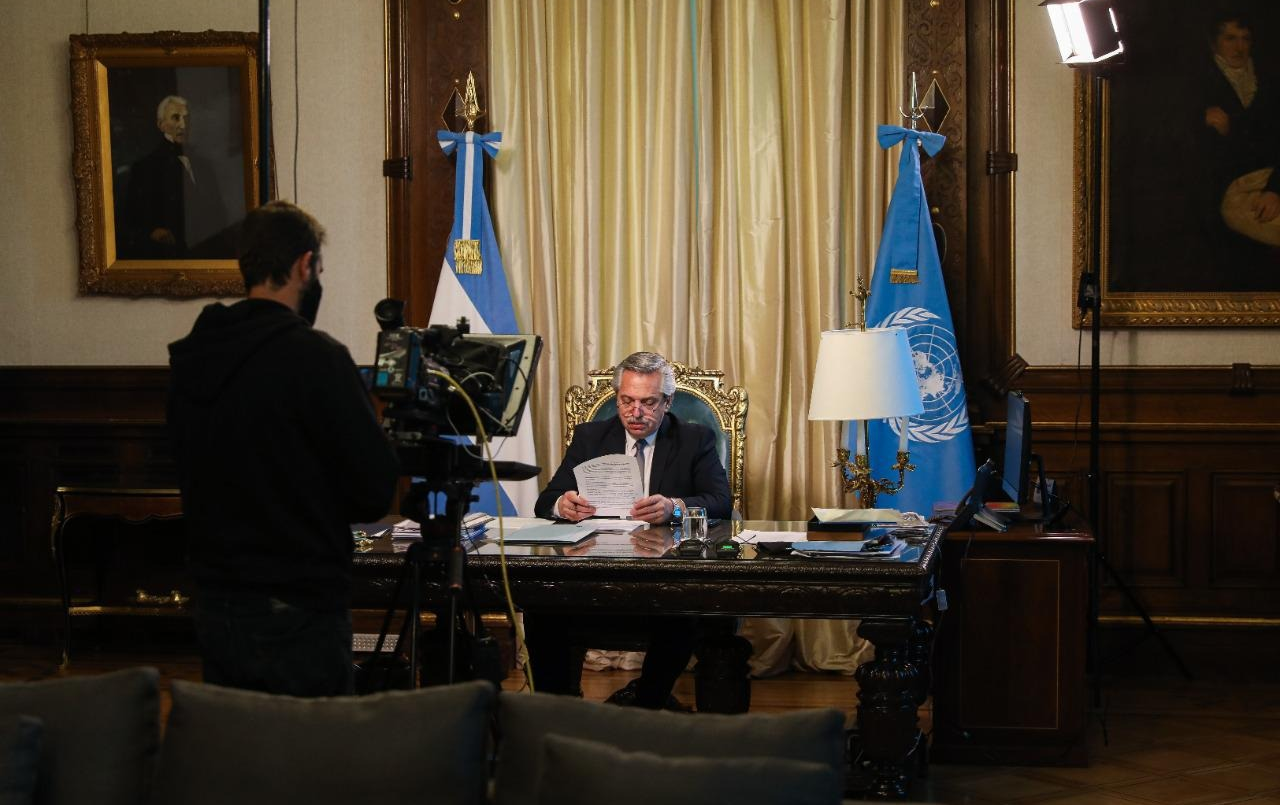 Alberto Fernández, en la ONU: "De la pandemia nadie se salva solo" | Política y economía