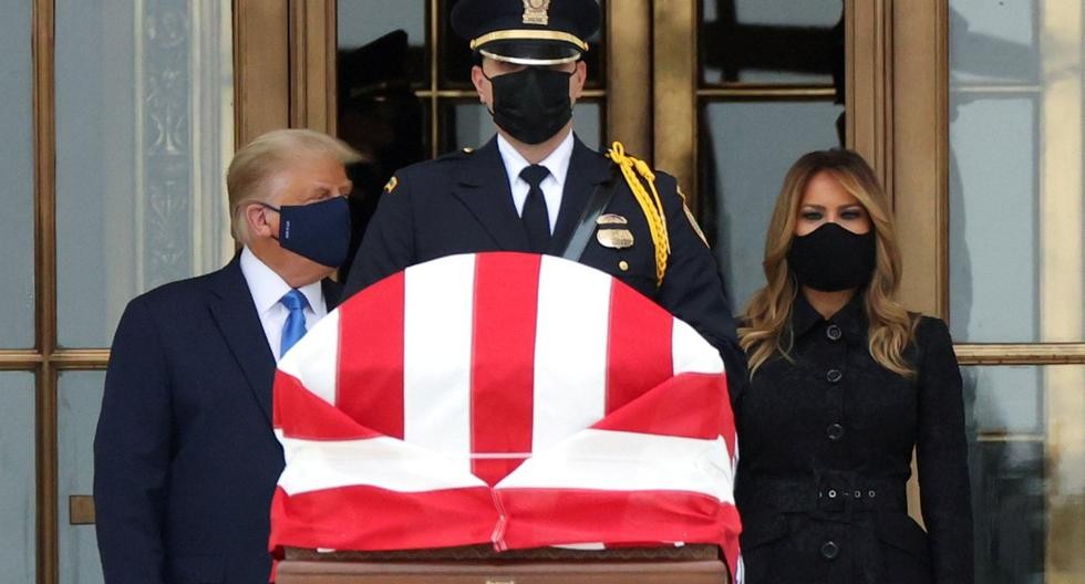 Video: Abucheos a Trump durante la despedida de la jueza de la Corte Ginsburg | Internacionales