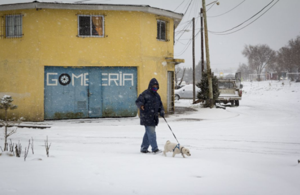 Tiempo loco: volvió la nieve en plena primavera | Actualidad