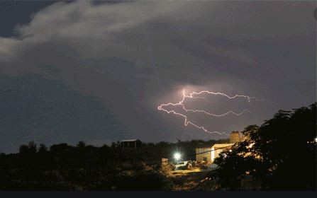 La caída de un rayo provocó incendios en las sierras | Córdoba