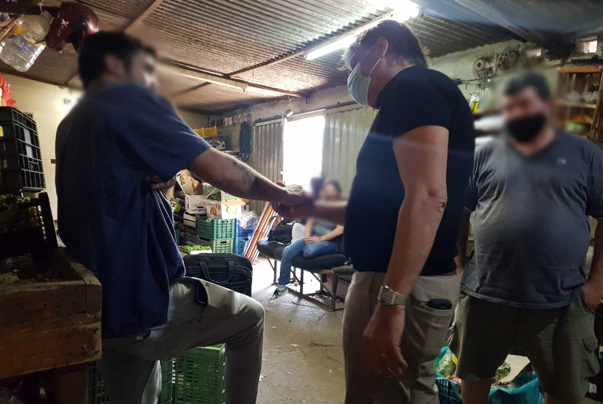 FOTO: así quedó el rostro del comerciante agredido por manifestantes del SUOEM | Córdoba