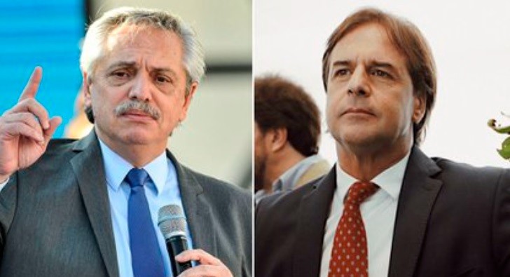 Sorpresivo viaje de Alberto Fernández a Uruguay para reunirse con Lacalle Pou | Política y economía