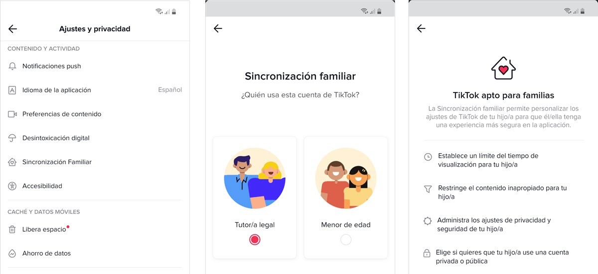 Cómo hacer funcionar la sincronización familiar en Tik Tok | Redes