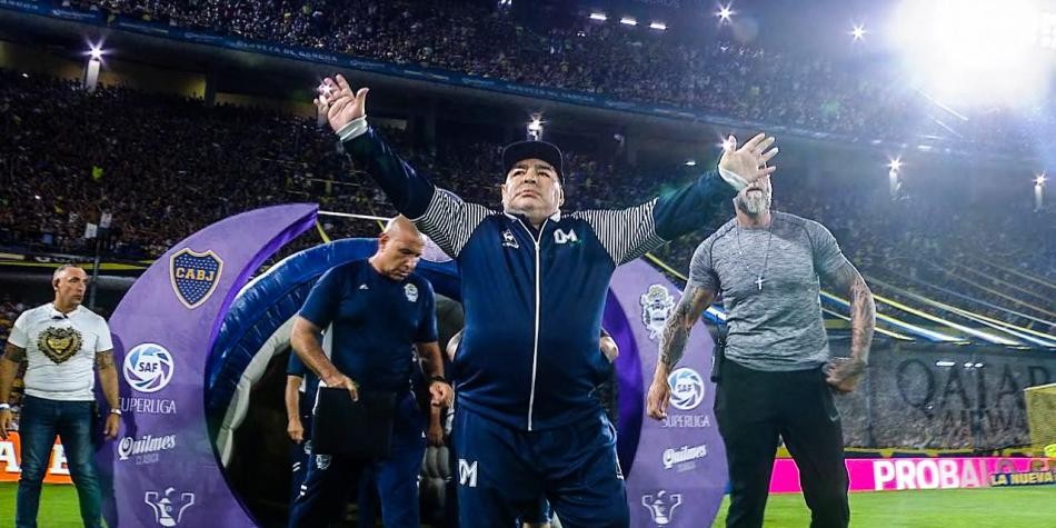 Diego Maradona se despidió de la Bombonera el día que Boca ganó la última Superliga | Deportes