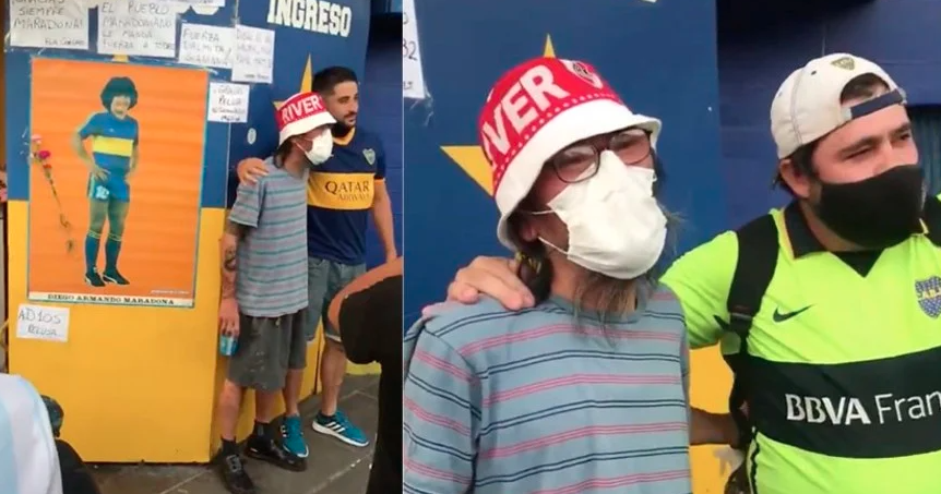 Solo Maradona pudo lograrlo: el hincha de River que lloró la muerte de Diego en La Bombonera | Actualidad
