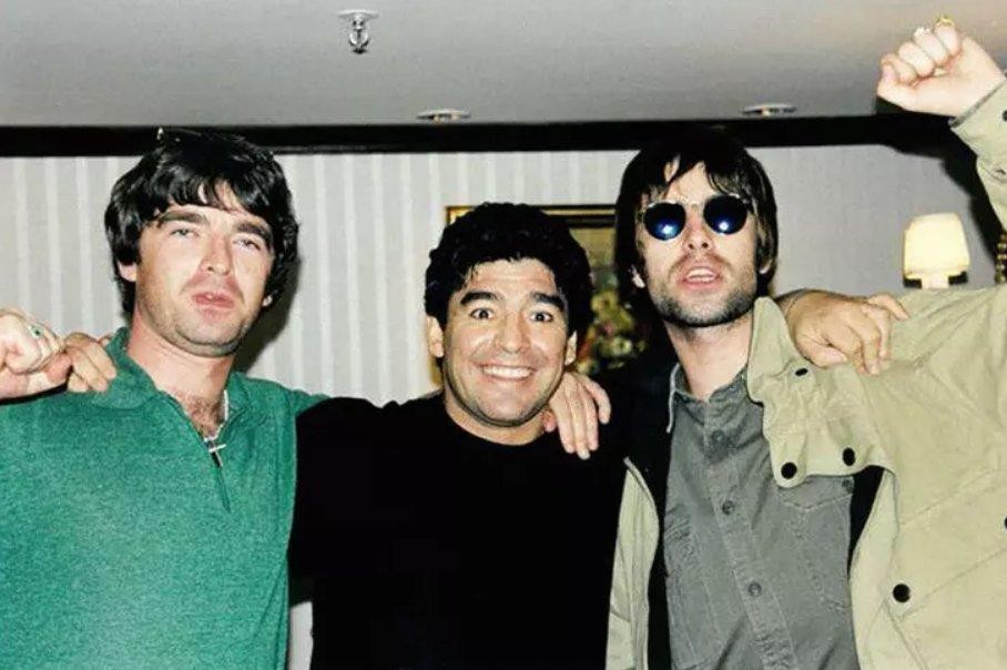 Noel y Liam Gallagher despidieron a Diego con una foto | Espectáculos