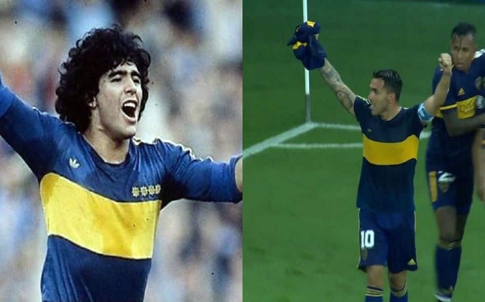 Tevez: "En el gol le hice un homenaje a Maradona con la camiseta del 81 que me regaló" | Deportes