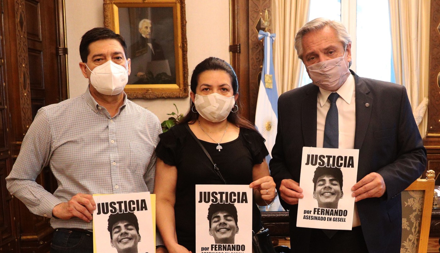 Alberto recibió a los padres de Fernando Báez Sosa | Política y economía