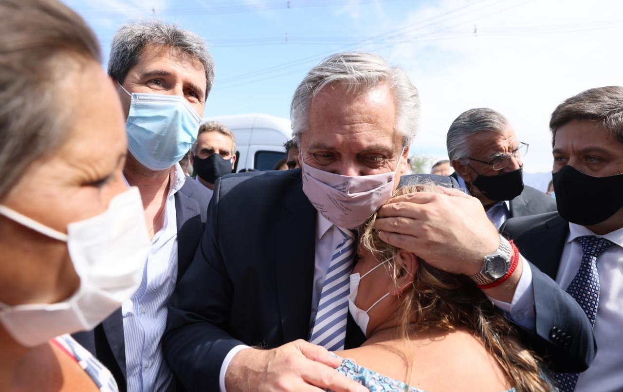 Alberto Fernández recorrió zonas afectadas por el sismo en San Juan | Política y economía