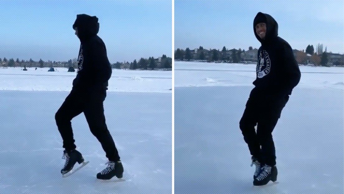 Un patinador imita sobre hielo el "moonwalk" de Michael Jackson | Curiosidades