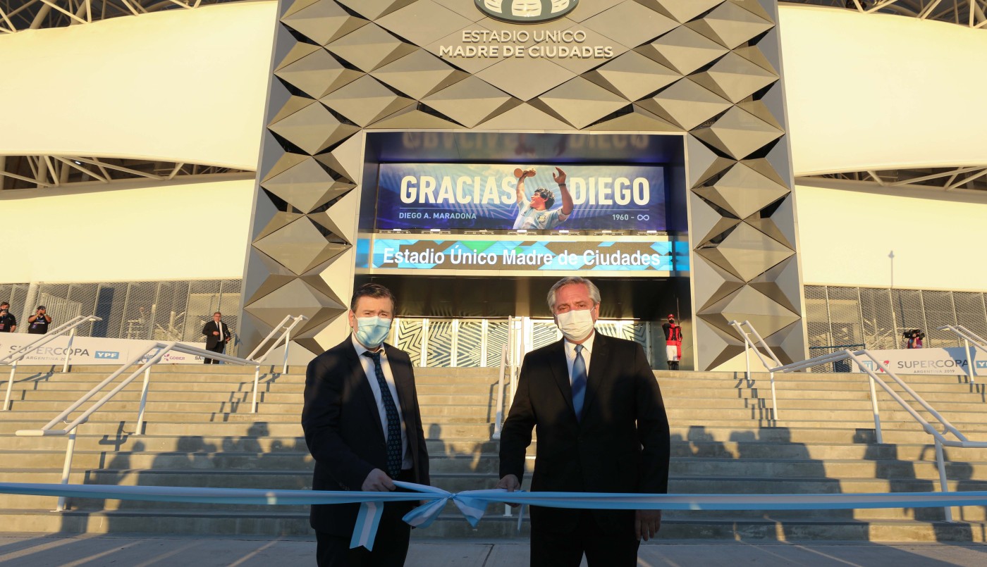 Alberto Fernández en Santiago del Estero: obras e inauguración del Estadio Único | Política y economía