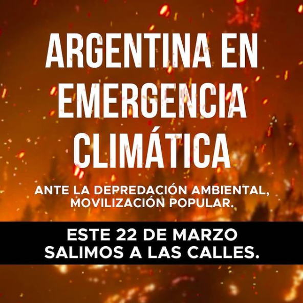 Convocan a un marcha a nivel país por la emergencia climática en Argentina | Actualidad