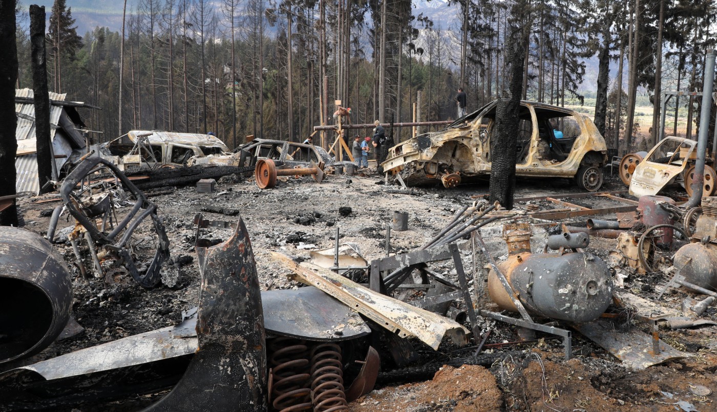 Las fotos devastadoras del paso del fuego por Chubut | Actualidad