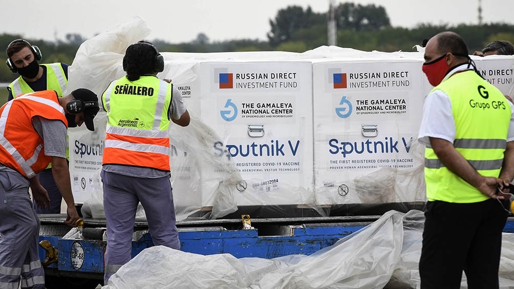 Llegaron 500 mil dosis de la vacuna Sputnik V | Actualidad