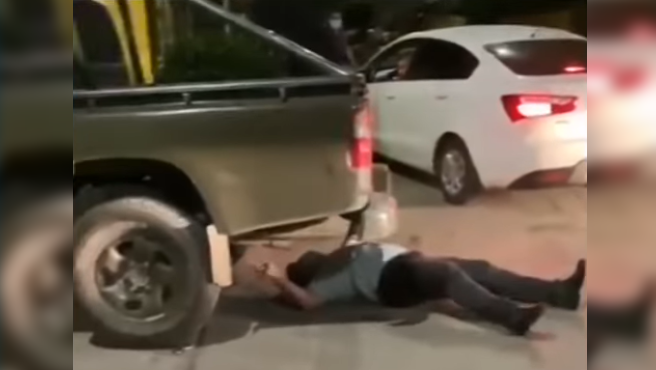 Video: el insólito momento en que un pastor evangélico finge ser atropellado para evadir un control | Internacionales