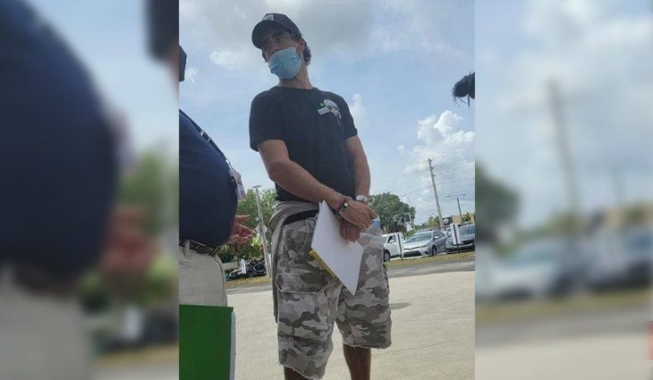 Se filtró una foto de Nacho Viale haciendo fila para vacunarse en Miami | Actualidad