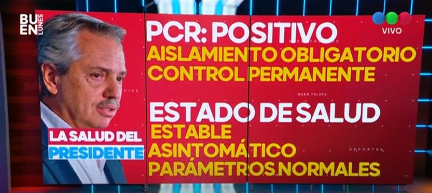 El Presidente se encuentra "estable, asintomático y con parámetros dentro de rangos de normalidad" | Política y economía