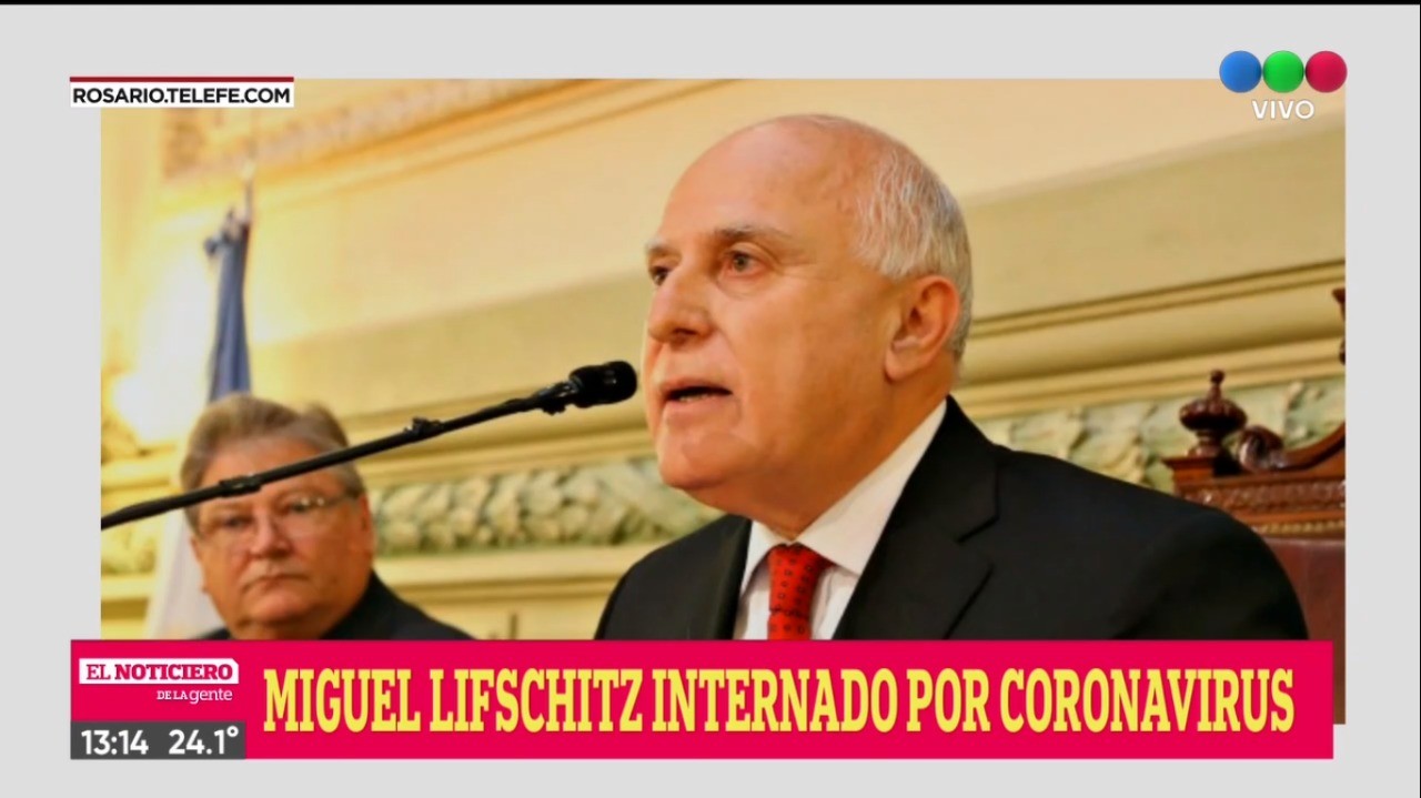 Miguel Lifschitz está internado por COVID-19 | Actualidad