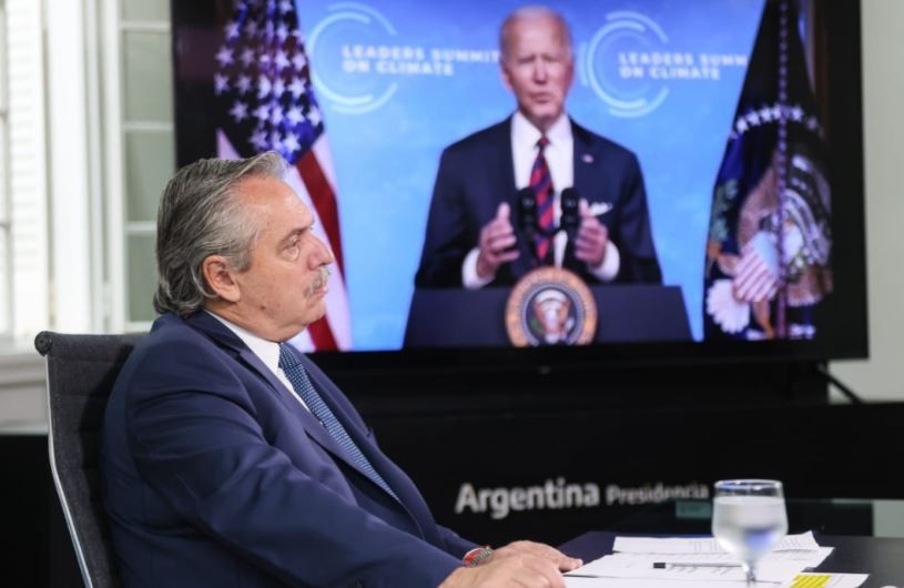 Cumbre de Líderes sobre el Clima: Alberto Fernández pidió "canjes de deuda por acción climática" | Política y economía
