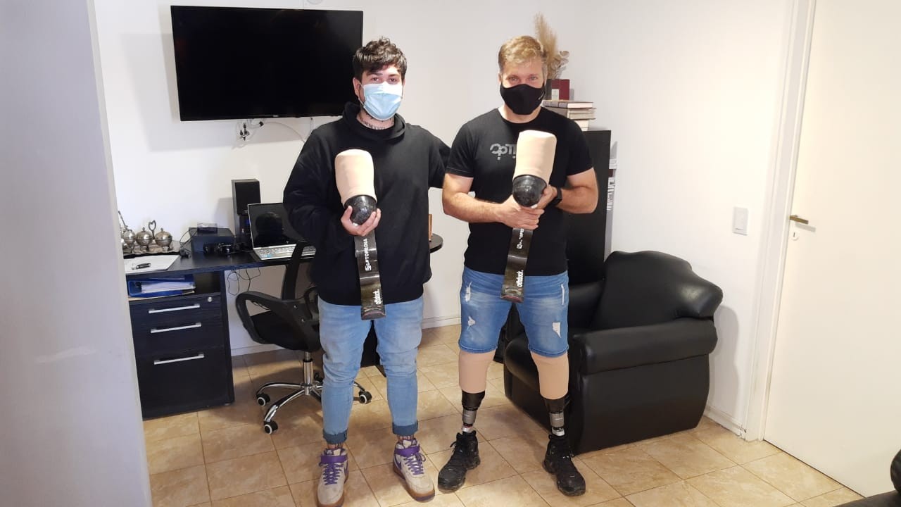 Pablo Giesenow recuperó las prótesis robadas | Córdoba