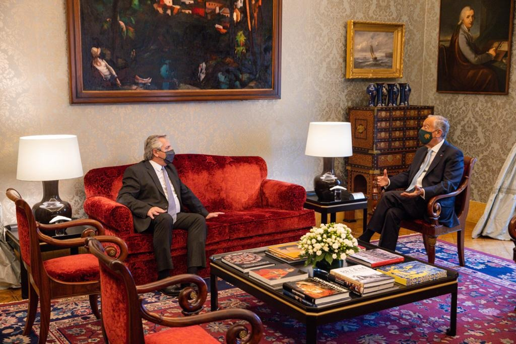 Gira por Europa: Fernández se reunió con el presidente de Portugal | Política y economía