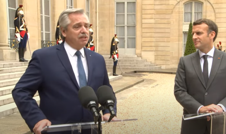 Fernández recibió el apoyo de Macron en las negociaciones con el Club de París | Política y economía