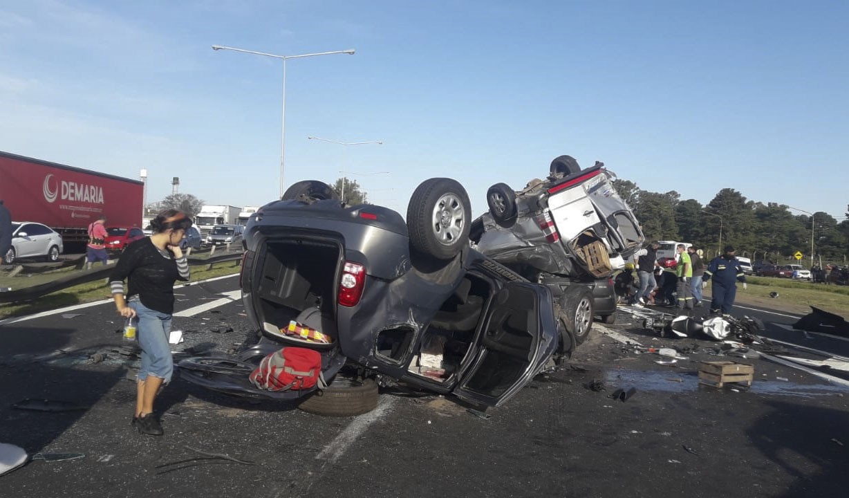 Panamericana: un muerto y 6 heridos por un choque múltiple | Actualidad