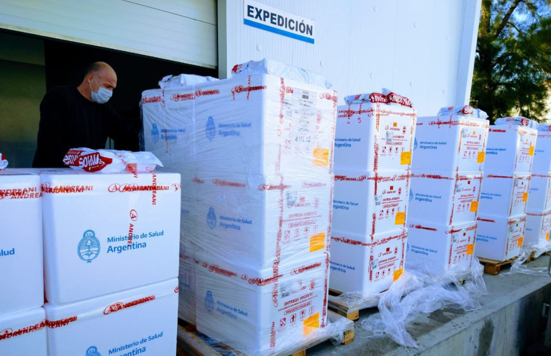 Casi 40 mil dosis de Sputnik V llegaron hoy a Córdoba | Córdoba