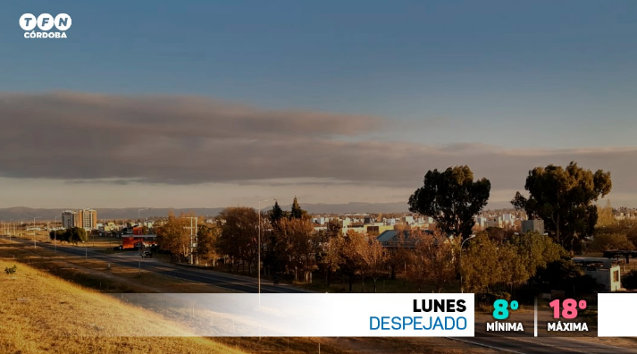 Anticipan buen tiempo, fresco por la mañana, máxima de 18° | Córdoba