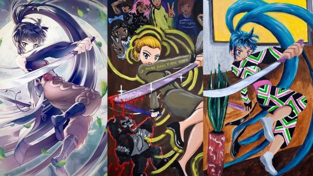 Acusan de plagio a la artista que pintó a Evita como un personaje de animé | Actualidad