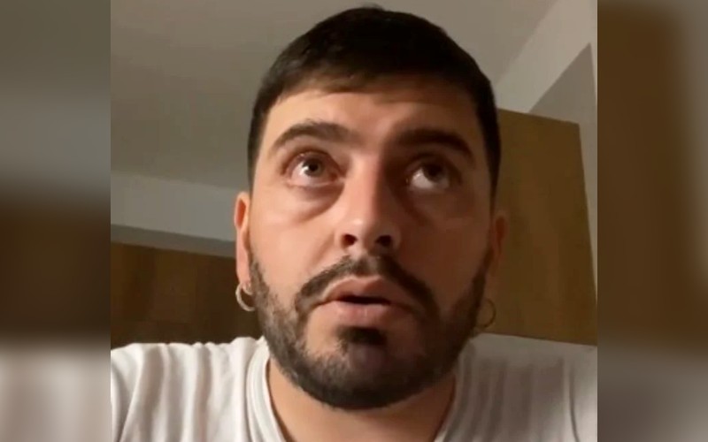 Video: escándalo en las redes por un beso en la boca de Diego Maradona Junior a su hijo de 3 años | Espectáculos