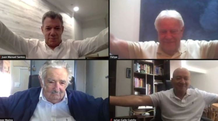 Pepe Mujica, Juan Manuel Santos y Felipe González hablaron sobre la implementación del Acuerdo de Paz | Internacionales